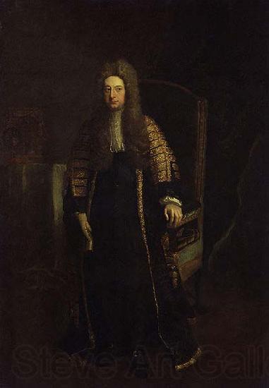 Jonathan Richardson Portrait of William Cowper, 1st Earl Cowper